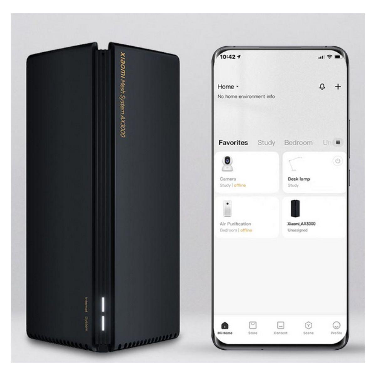 Xiaomi Router de Malla Mesh System AX3000 WiFi 6 Pack x2-5