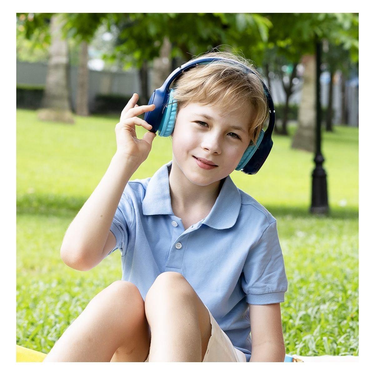 Tronsmart Audífonos Inalámbricos KH02 para Niños Azul-7