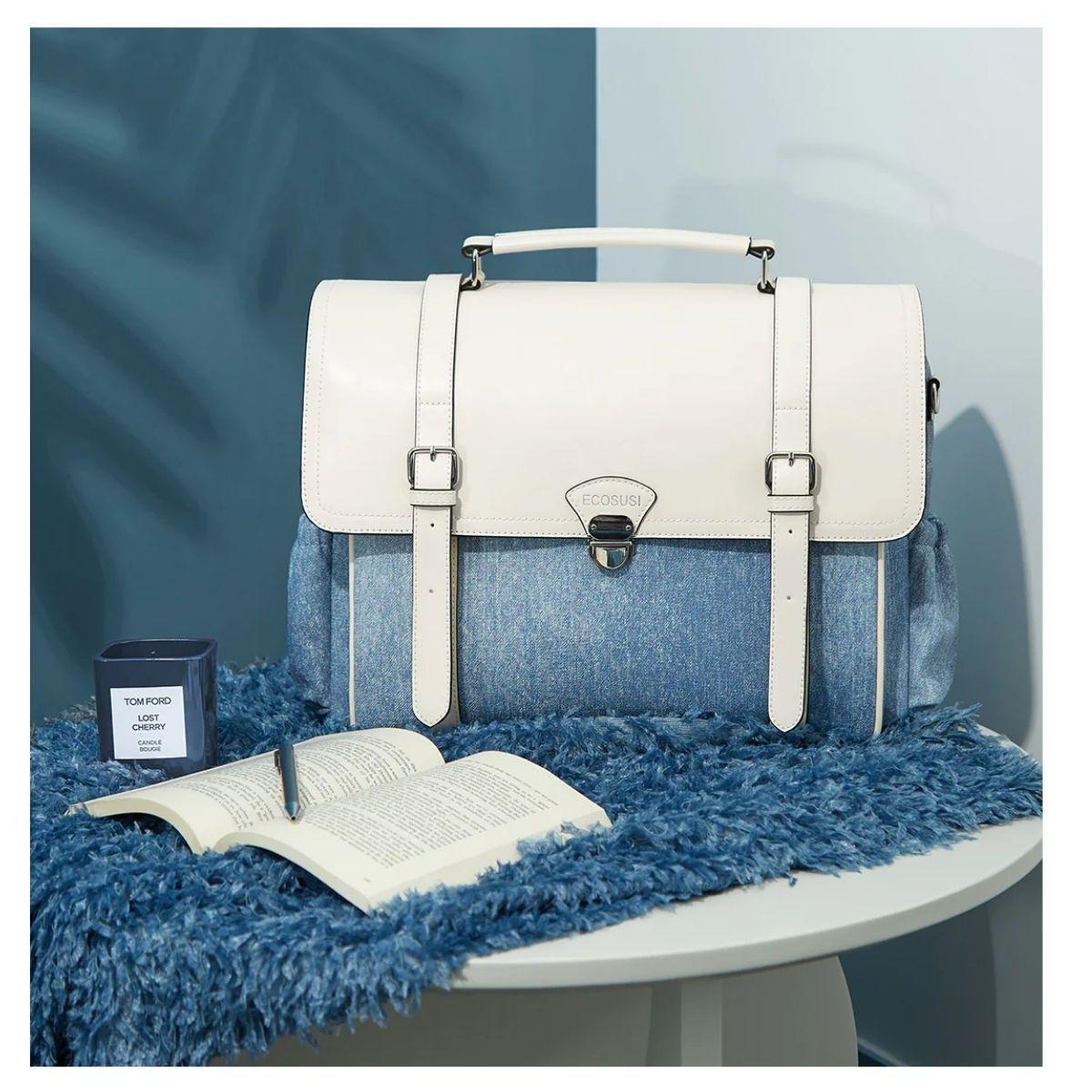 Ecosusi Maletín Inspiración Denim para notebook 15.6" - Azul-2