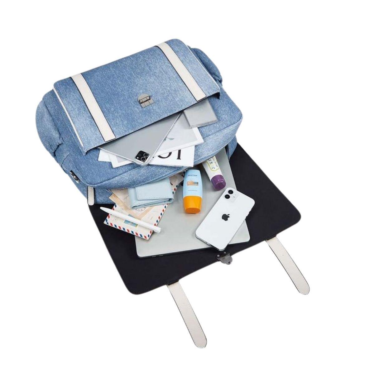 Ecosusi Maletín Inspiración Denim para notebook 15.6" - Azul-4