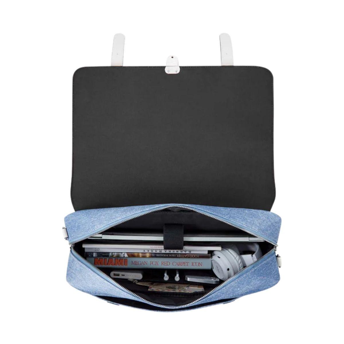 Ecosusi Maletín Inspiración Denim para notebook 15.6" - Azul-6
