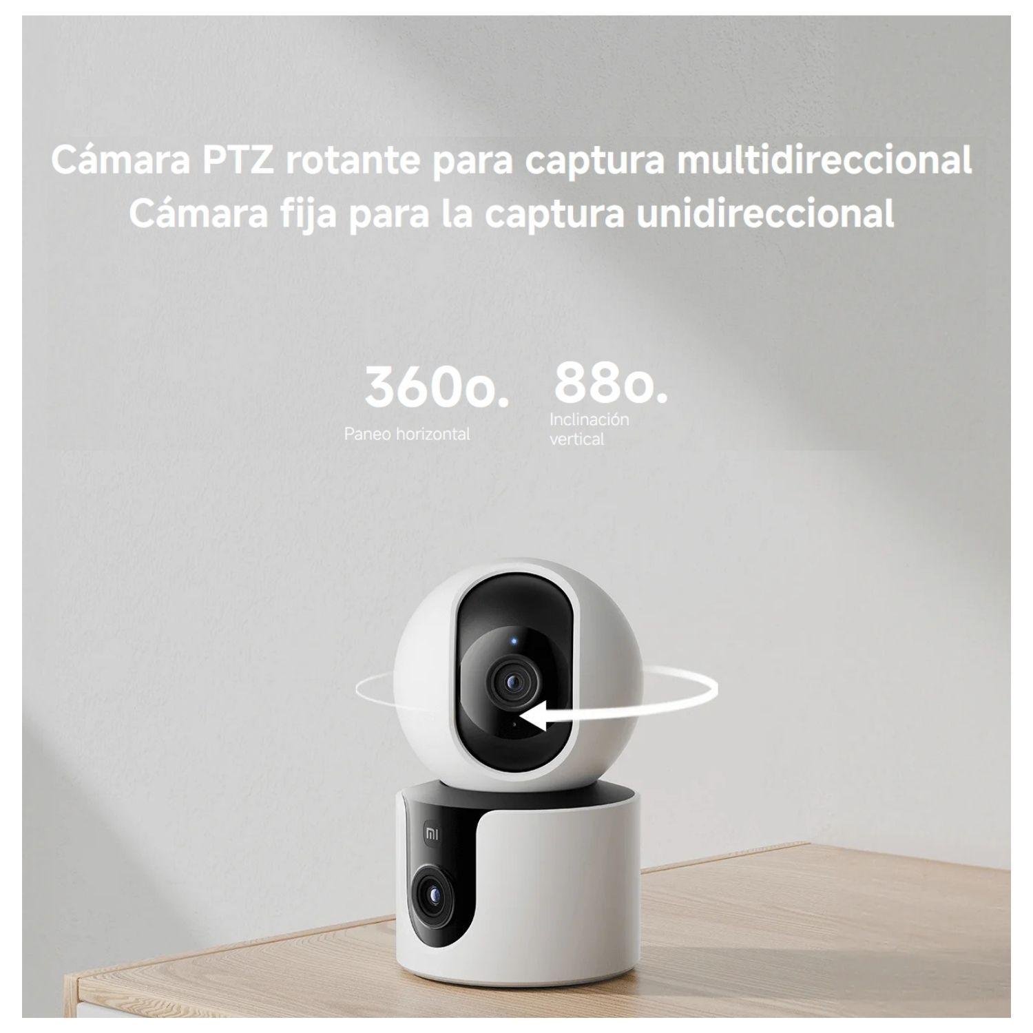 Xiaomi Cámara de Seguridad C300 Dual Doble lente de 3 MP WiFi 6 Blanco-5