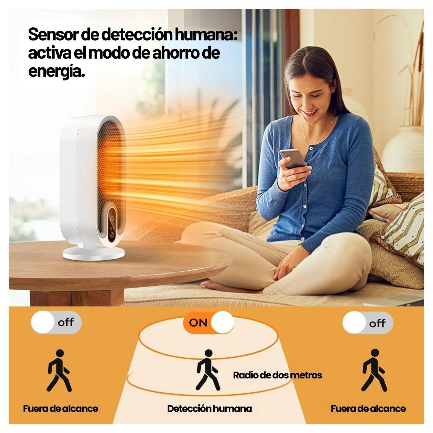 Bomidi Calefactor Eléctrico Fan heater H6 Blanco-5