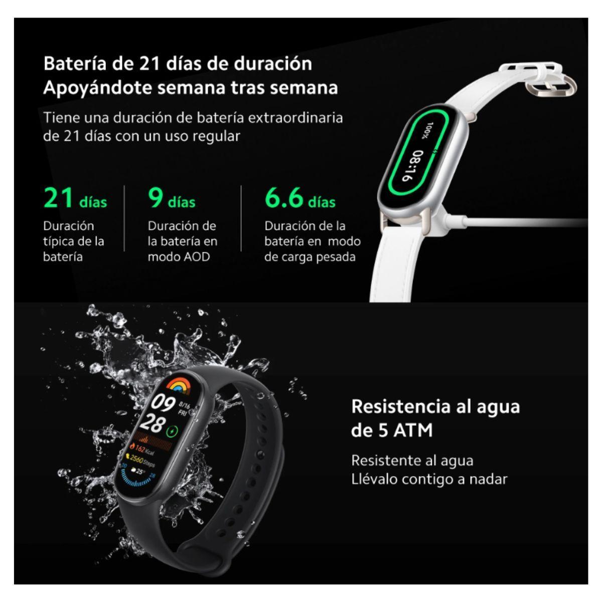 Xiaomi Mi Smart Band 9 Pulsera de Actividad - Negro Medianoche-5