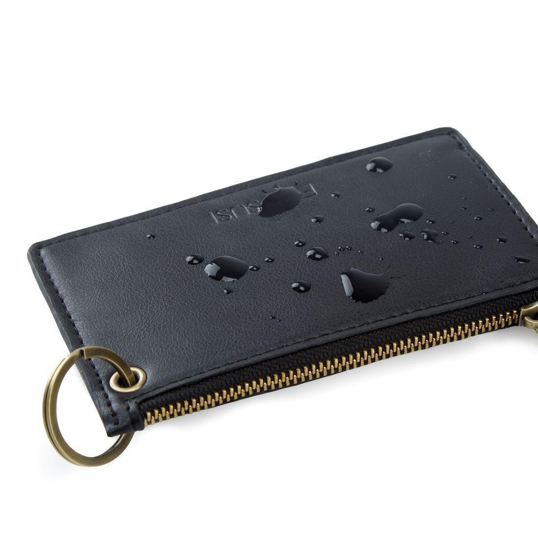 Ecosusi Llavero de pulsera con borla y lazo  - negro-2