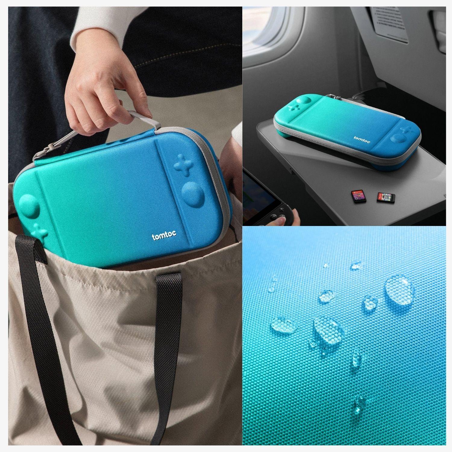 Tomtoc Funda Rígida FancyCase-G05 para Nintendo Switch 2 Azul Océano-6