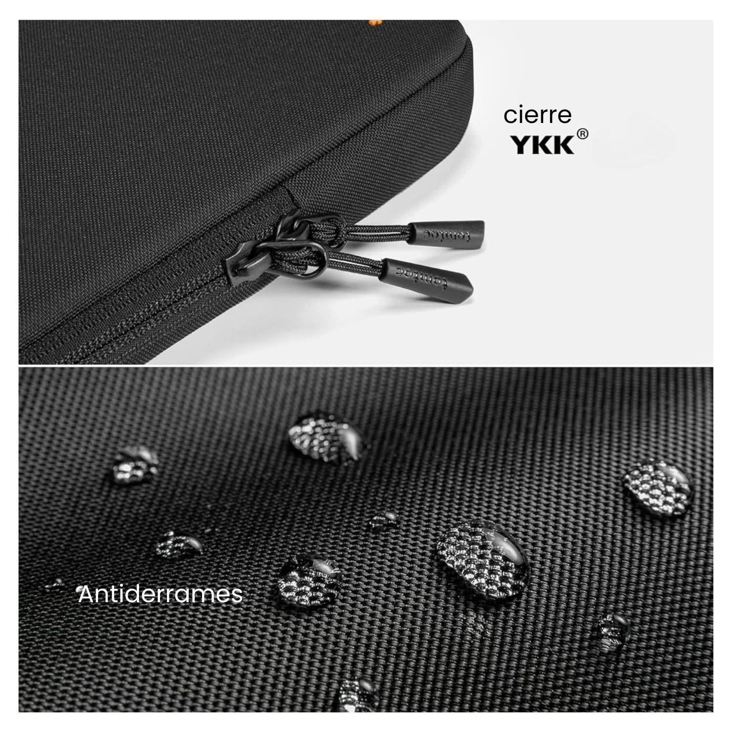 Tomtoc Funda Defender-A13 para MacBook Pro de 14" con organizador - Negro-7