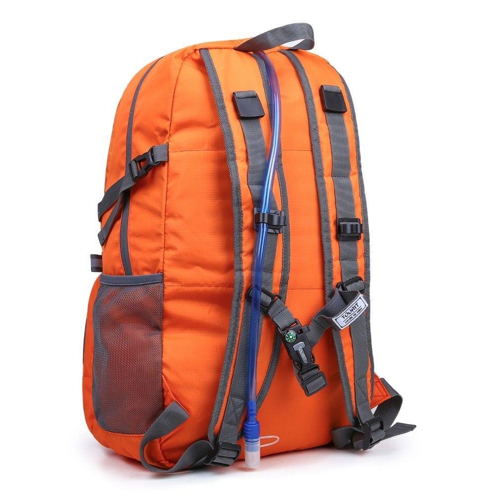 Tourit Mochila Senderismo Plegable 35L - Naranjo-1