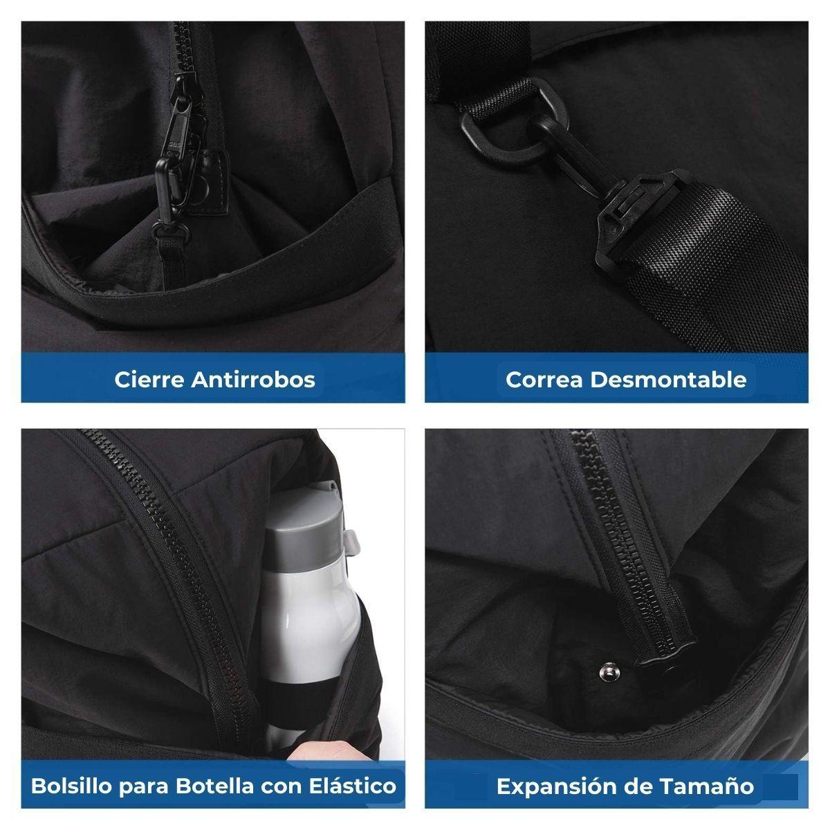Bagsmart Bolso Deportivo Zoraesque Multifuncional para 15,6" Negro-5