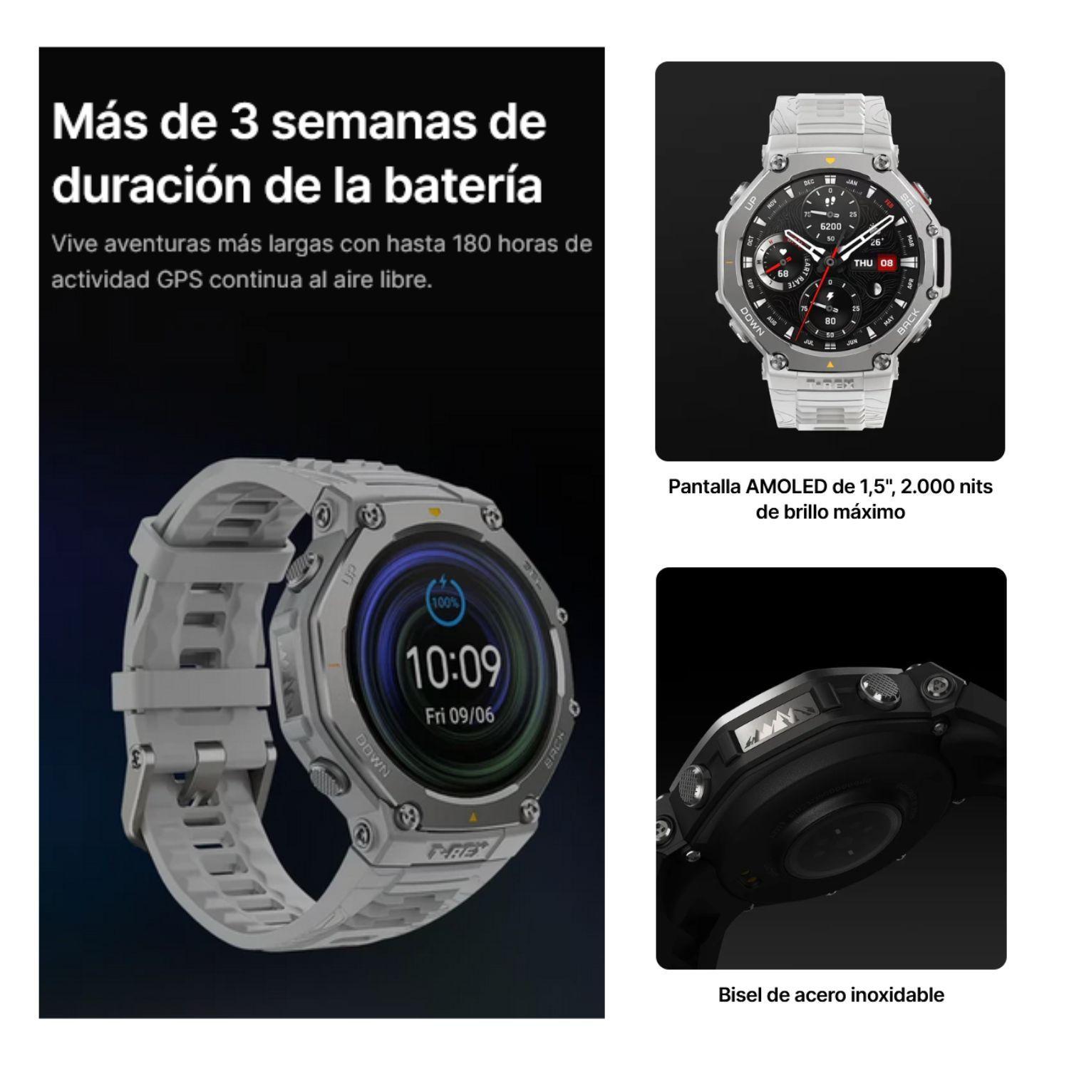 Amazfit T-Rex 3 Reloj Inteligente 10 ATM - Gris Neblina-2