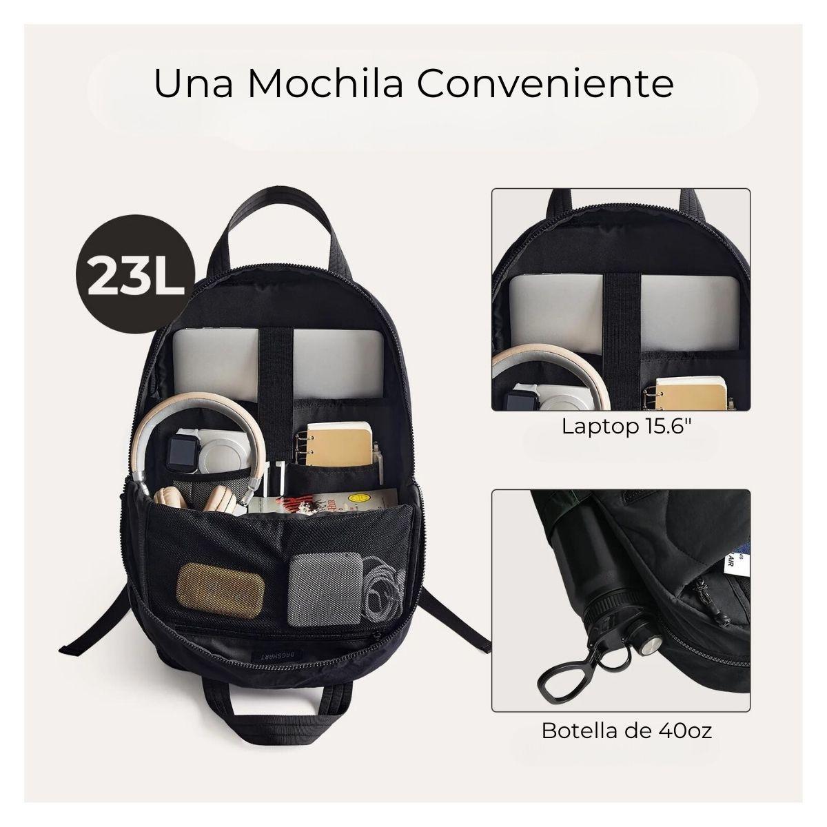 Bagsmart Mochila Vega 23L para notebook de 15.6" - Negro-5