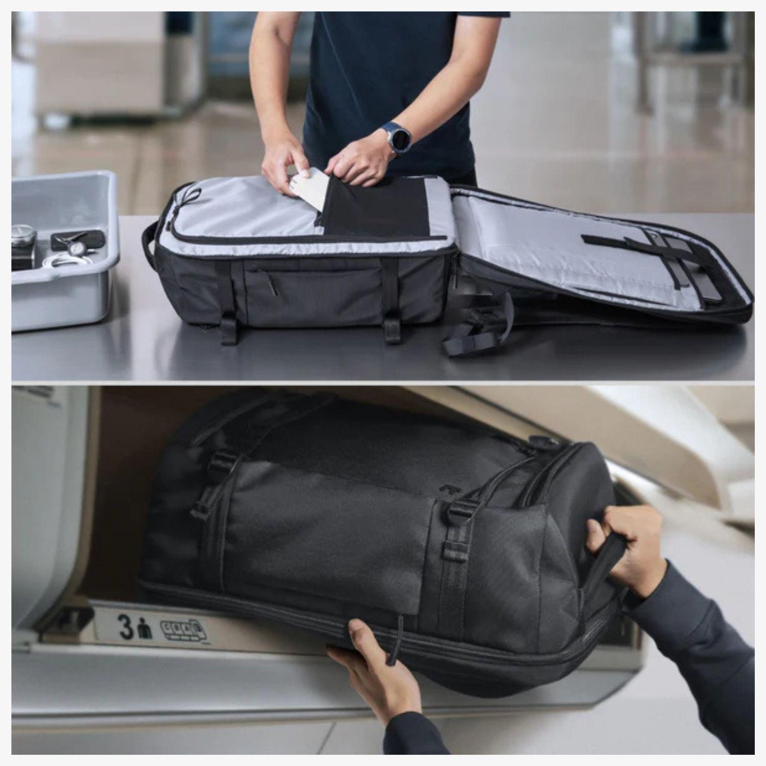 Tomtoc Mochila de Viaje Navigator-T67 38L para Notebook 17,3" Negro-5