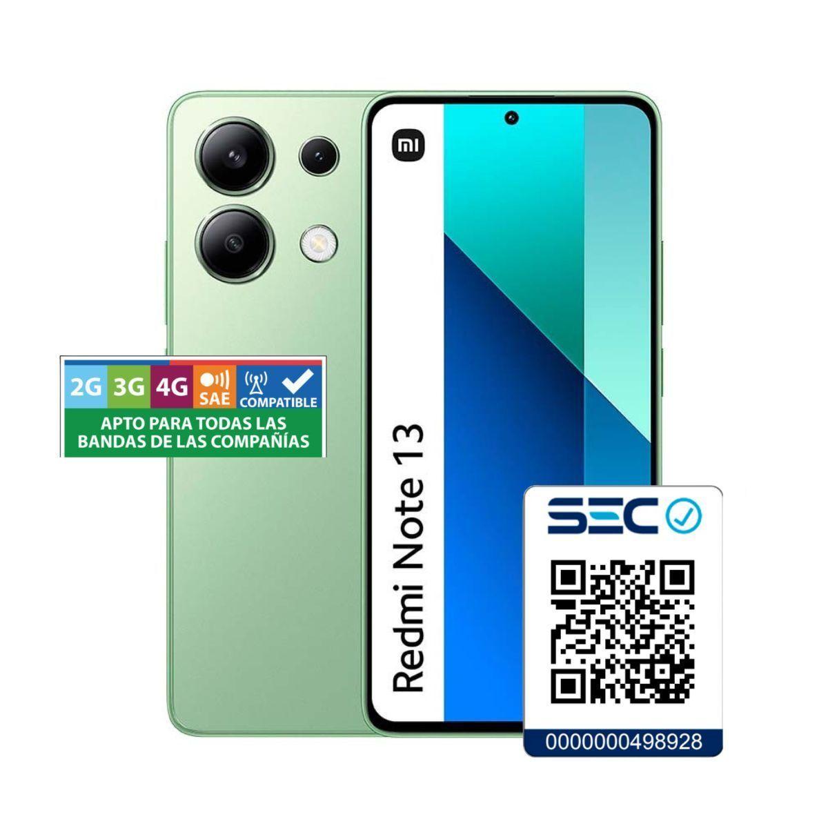 Xiaomi Redmi Note 13 4G 8GB + 512GB Verde Menta-1