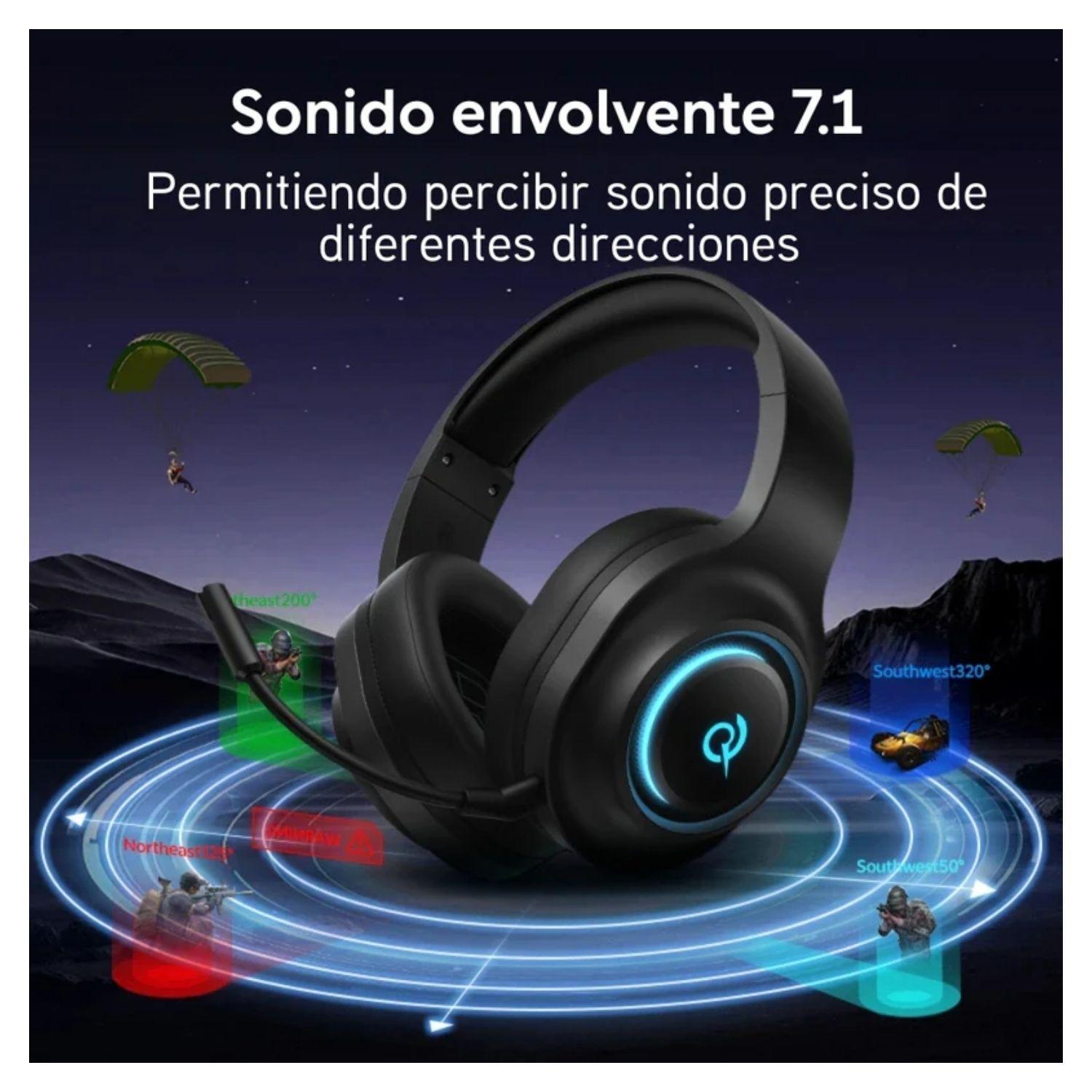 QCY Heroad V200 Audifonos Bluetooth Inalámbricos ANC Negro-4