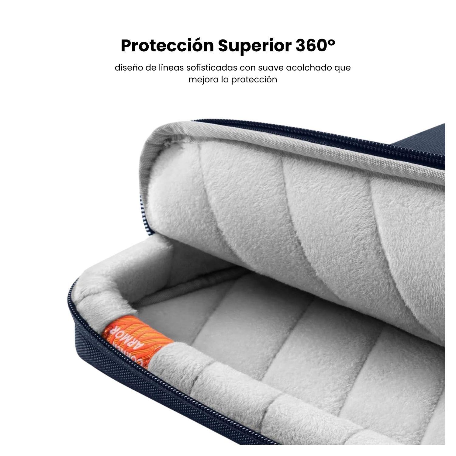Tomtoc Bolso de Hombro Defender-A42 para MacBook Pro de 14" - Azul-5