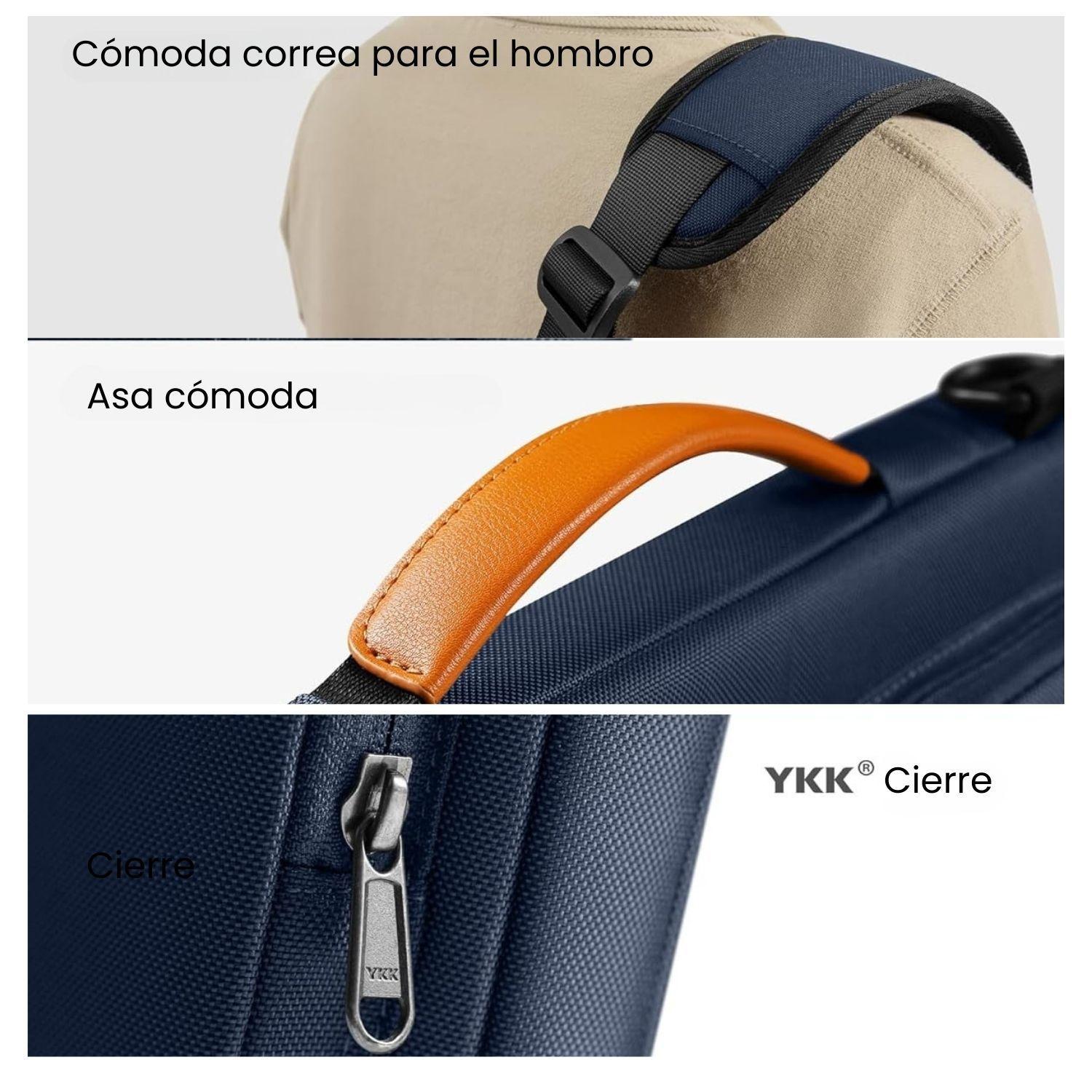 Tomtoc Bolso de Hombro Defender-A42 para MacBook Pro de 14" - Azul-6