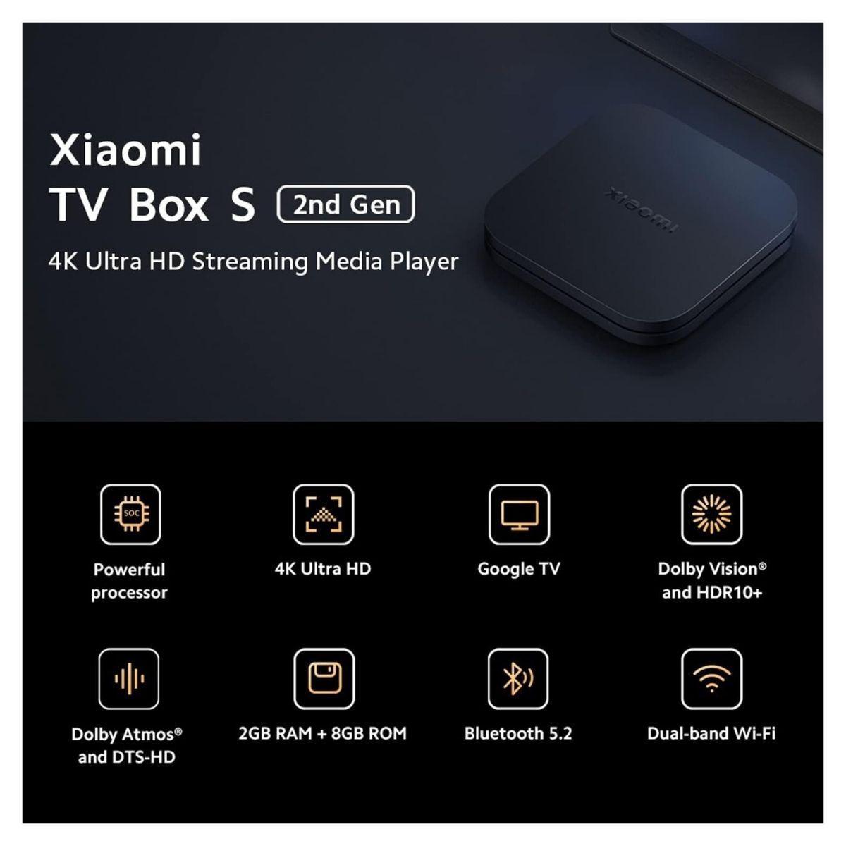 Xiaomi TV Box S 4K 2nd Gen - Android TV-3