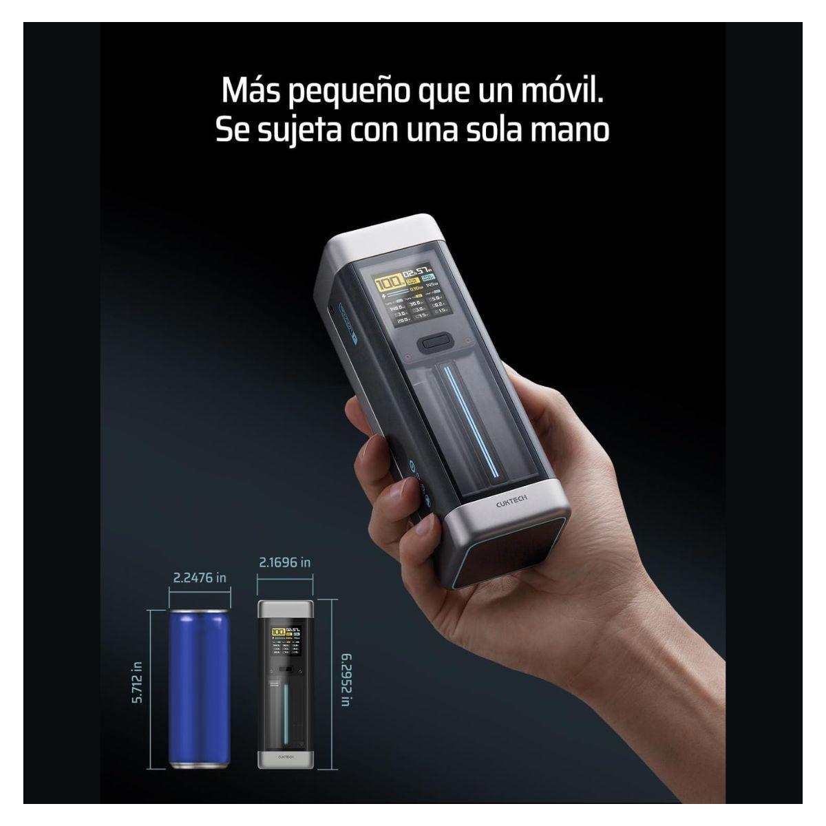 Cuktech Power Bank P Series 210W 25000 mAh Plateado-2