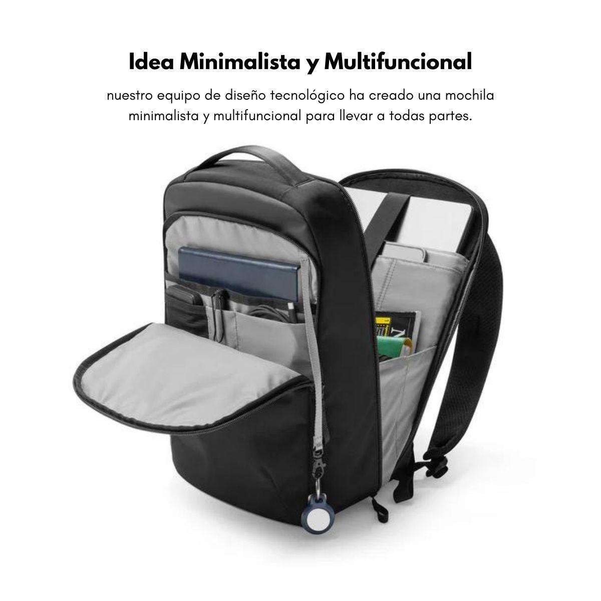 Tomtoc Mochila Explorer-T60 para notebook 15.6" - Negro-6
