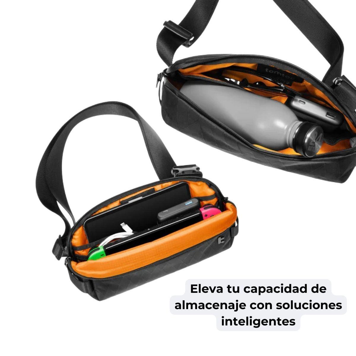 Tomtoc Bolso Sling Explorer-T21 X-Pac S NS/IPAD 8” - Negro-2
