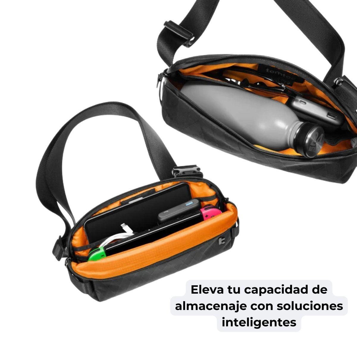 Tomtoc Bolso Sling Explorer-T21 X-Pac S NS/IPAD 8” - Negro-2
