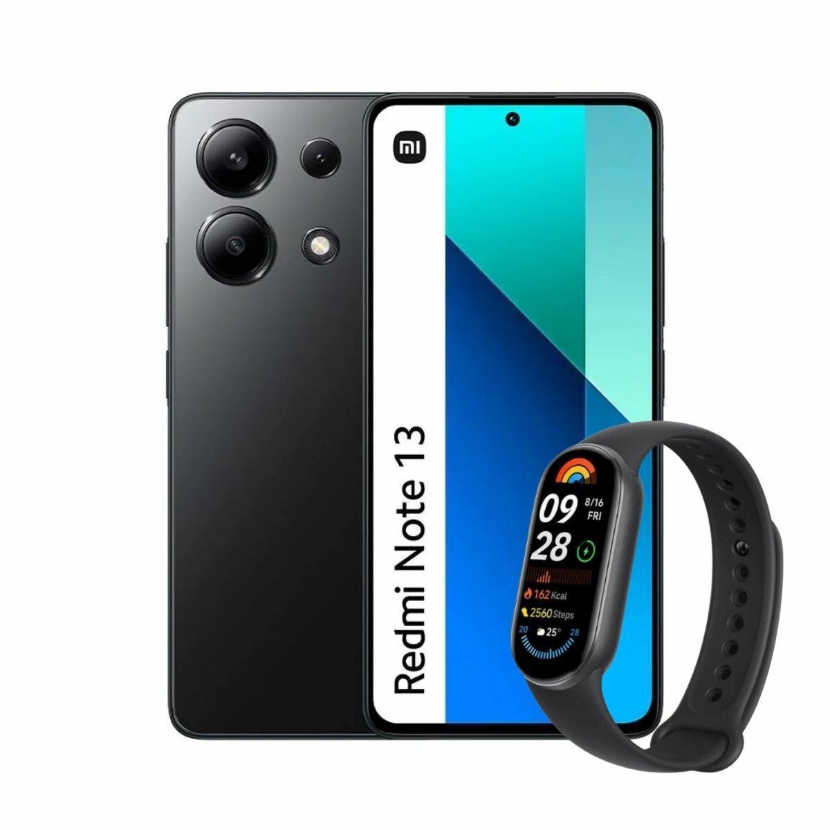 Xiaomi Redmi Note 13 4G 8GB+256GB Negro Medianoche + Mi Band 9-0