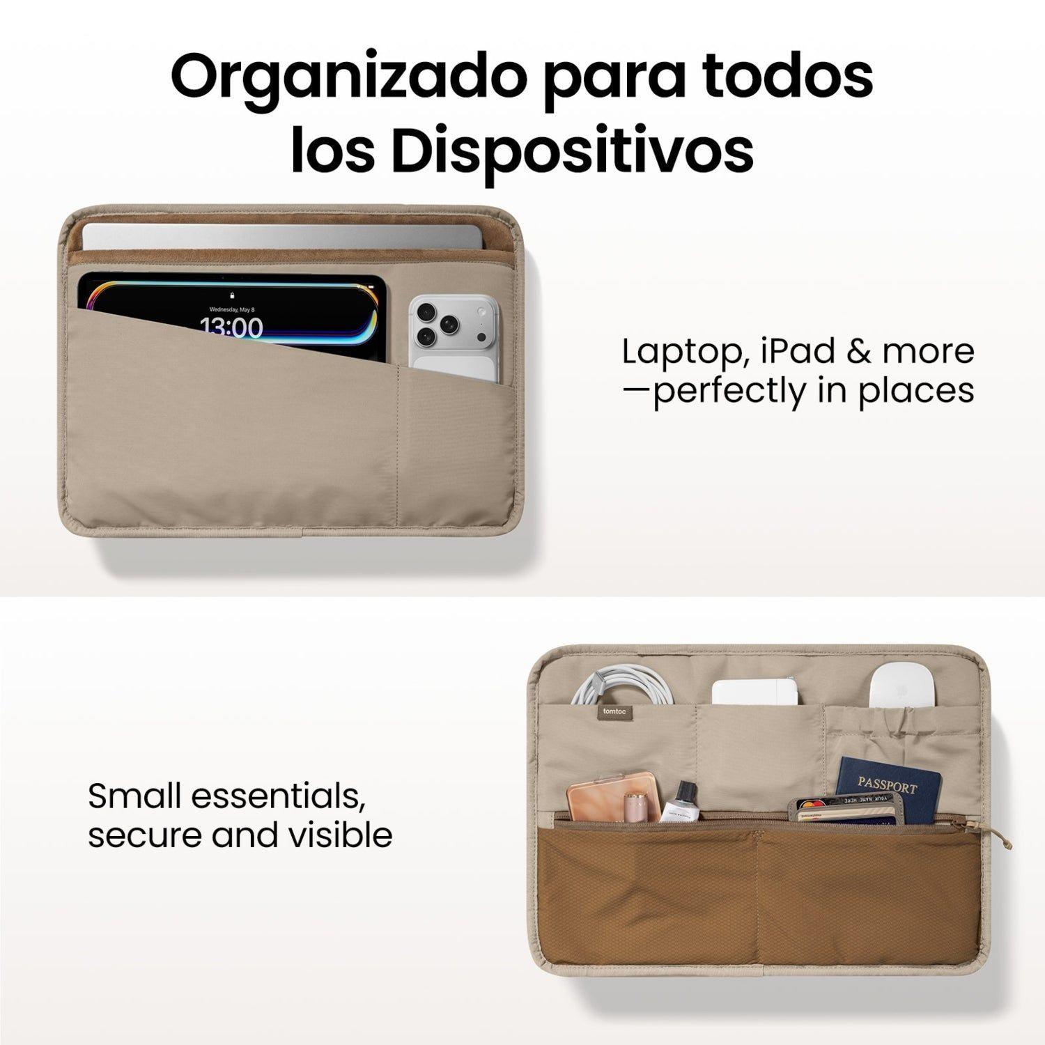 Tomtoc Maletín Terra-A28 para Notebook 15" - 16" Negro-4