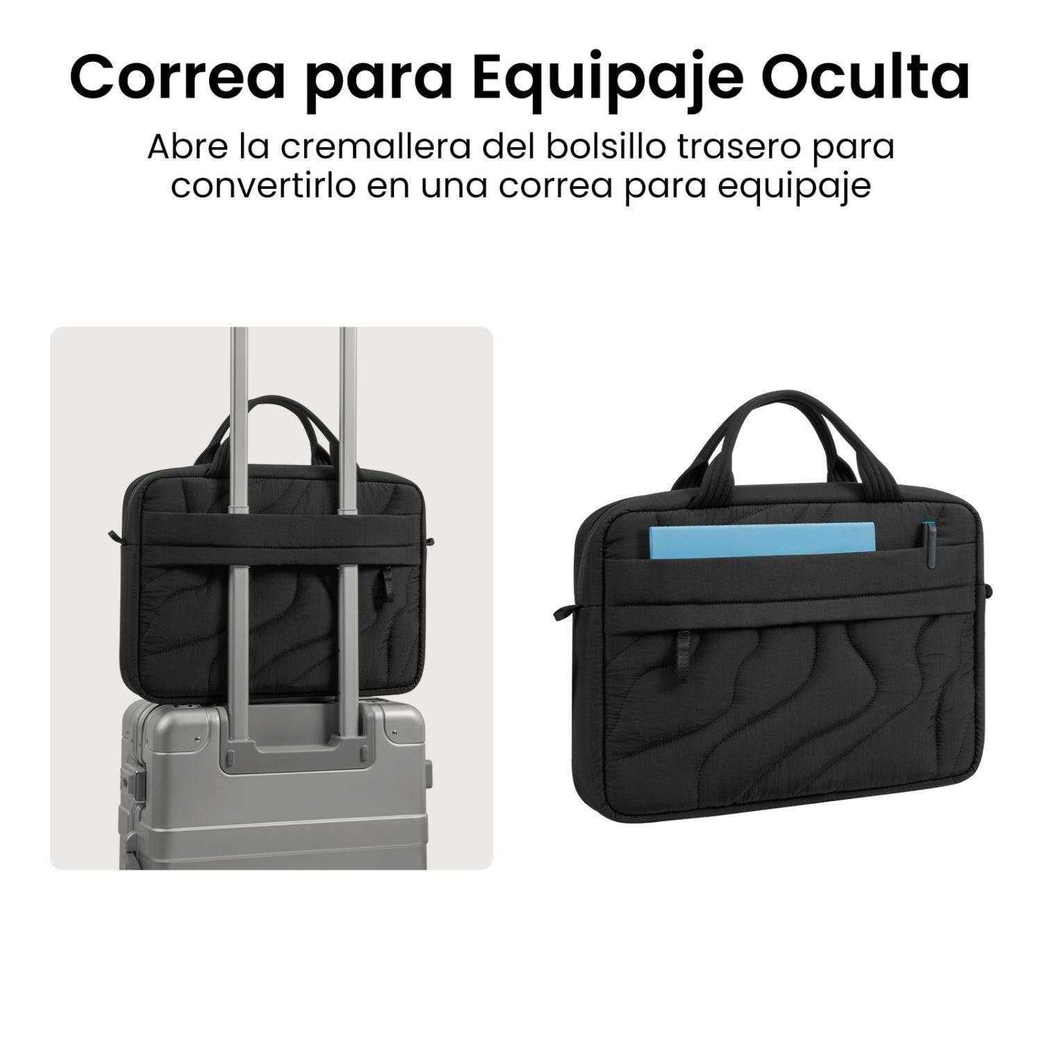 Tomtoc Maletín Terra-A28 para Notebook 15" - 16" Negro-6