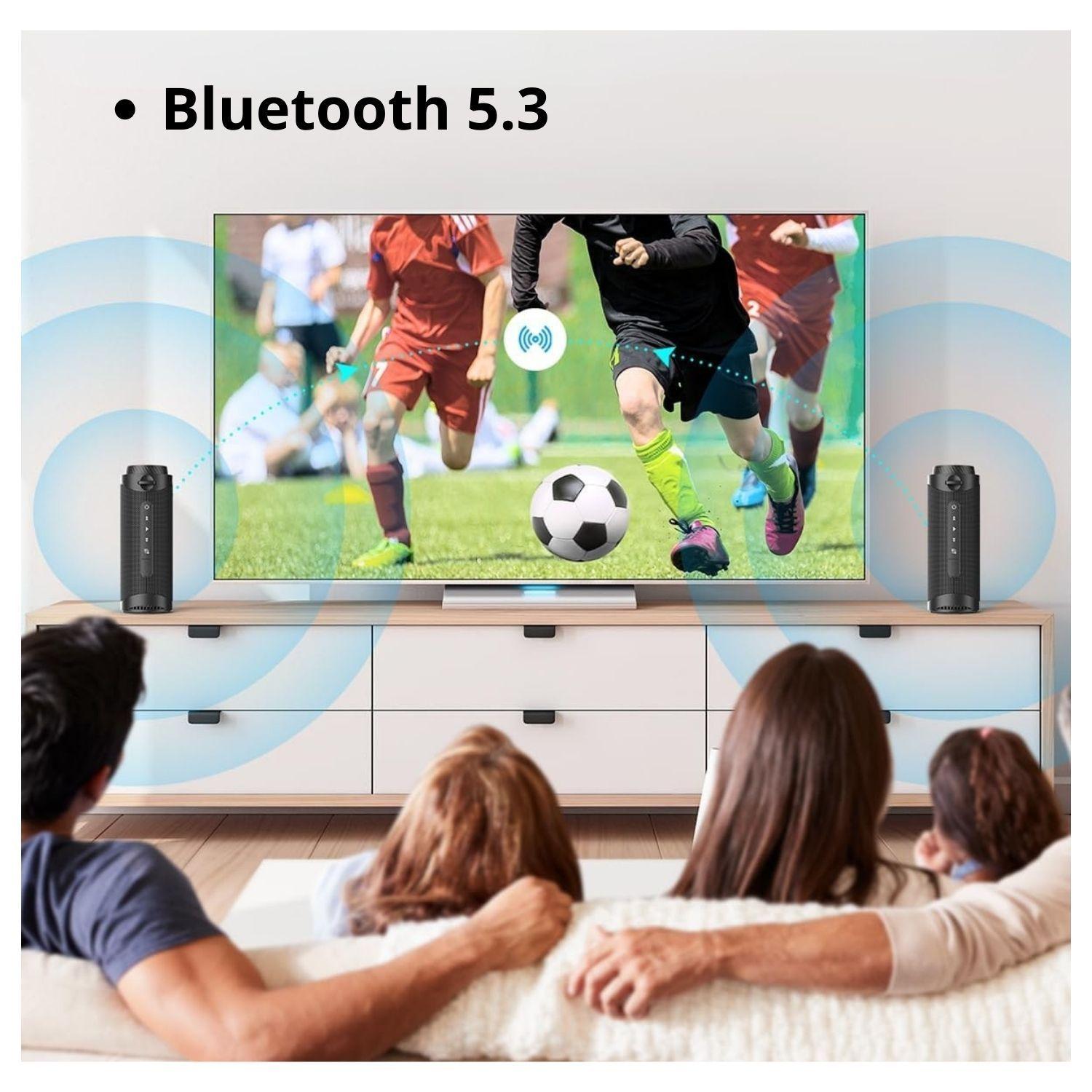 Tronsmart Parlante T7 Portátil Para Exteriores LED RGB Negro-4