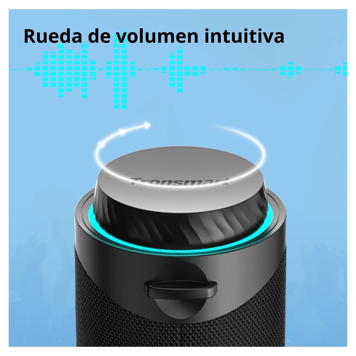 Tronsmart Parlante T7 Portátil Para Exteriores LED RGB Negro-7