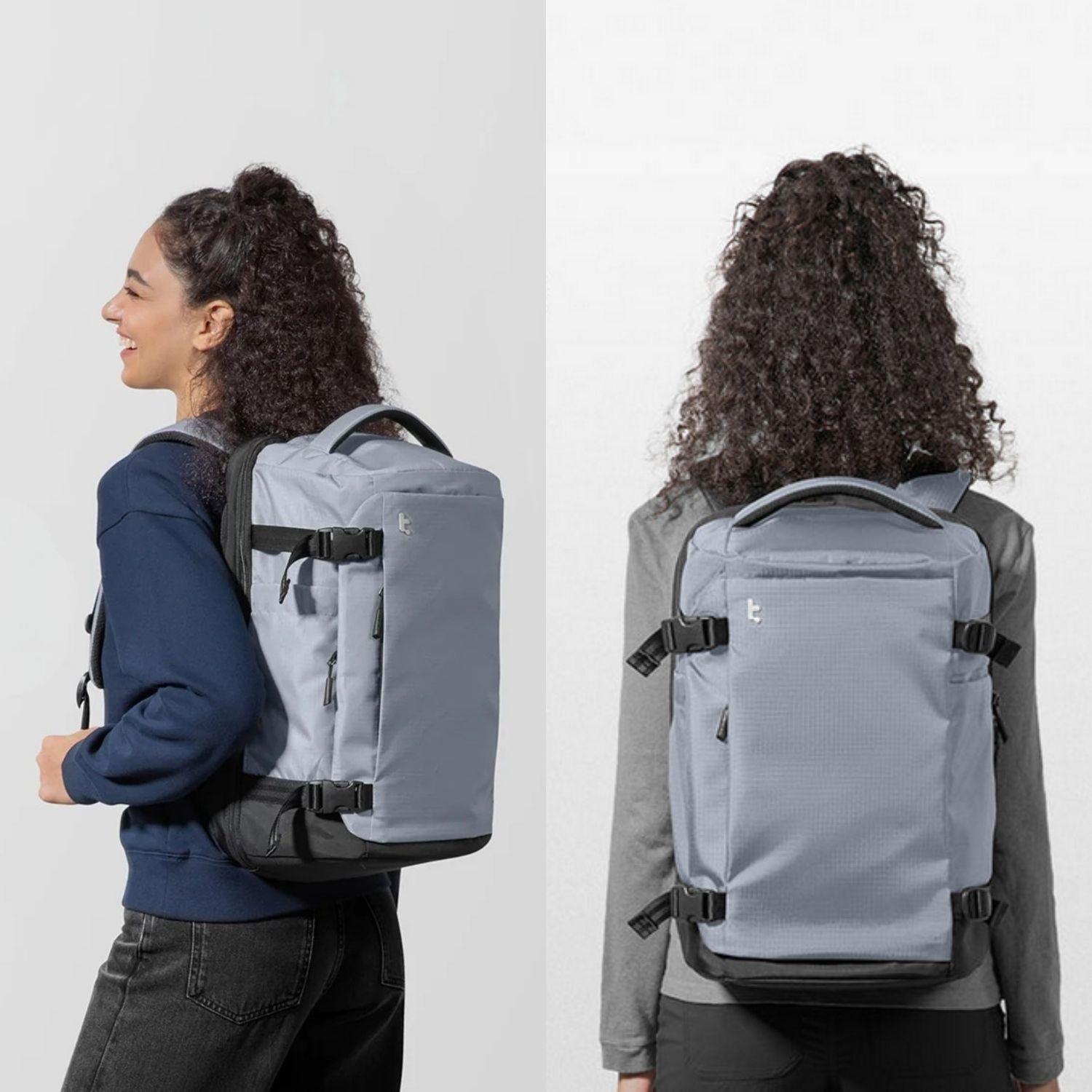 Tomtoc Mochila de Viaje Navigator-T66 Liteway para Notebook 16" 28L Gris-2