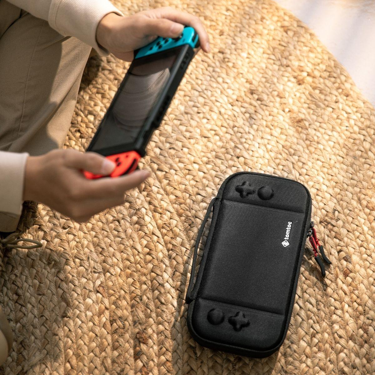 Combo - Estuche con agarre acoplable + Estuche Mumba Nintendo Switch- Negro-2