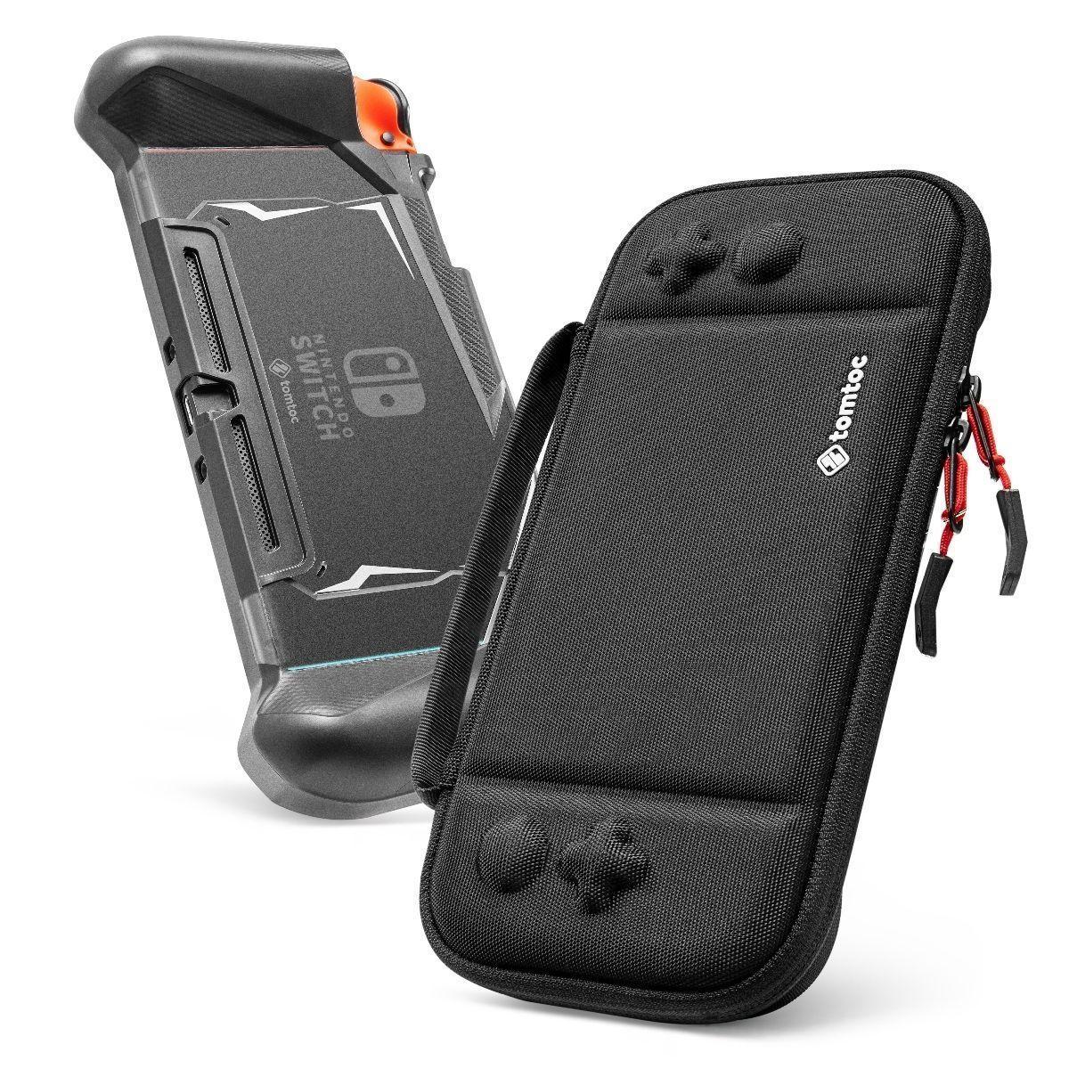 Combo - Estuche con agarre acoplable + Estuche Mumba Nintendo Switch- Negro-1