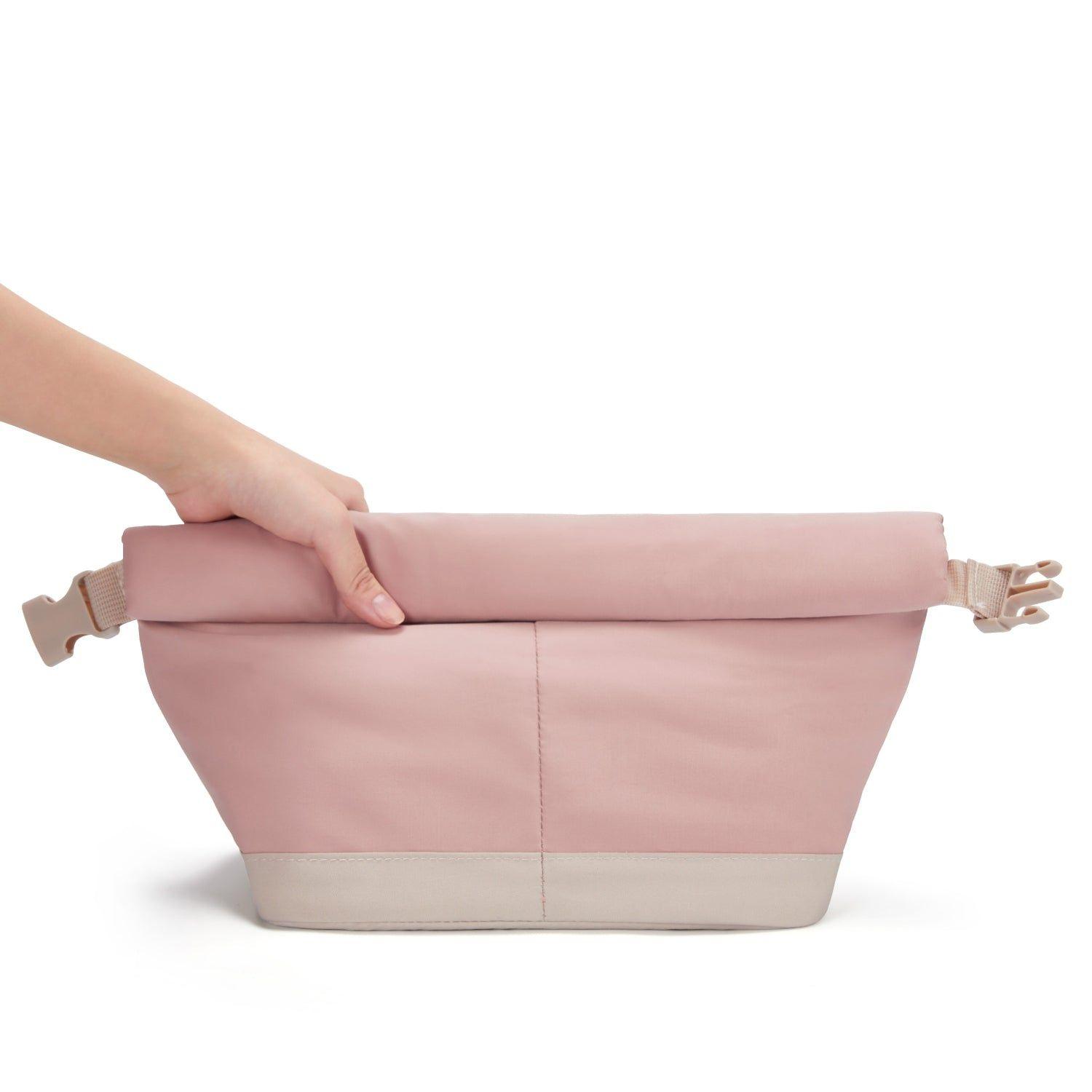 Tourit Lonchera Térmica Plegable de Apertura Amplia 5L a 10L Rosa-4