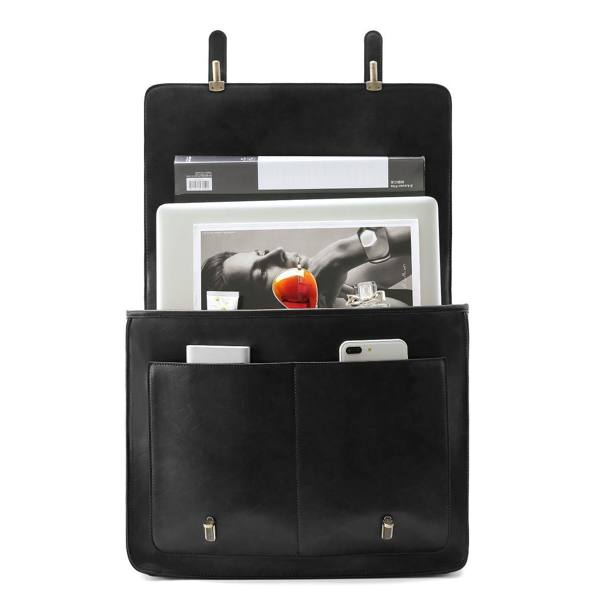 Ecosusi Maletín BOW removible para laptop 15.6"- Negro-2
