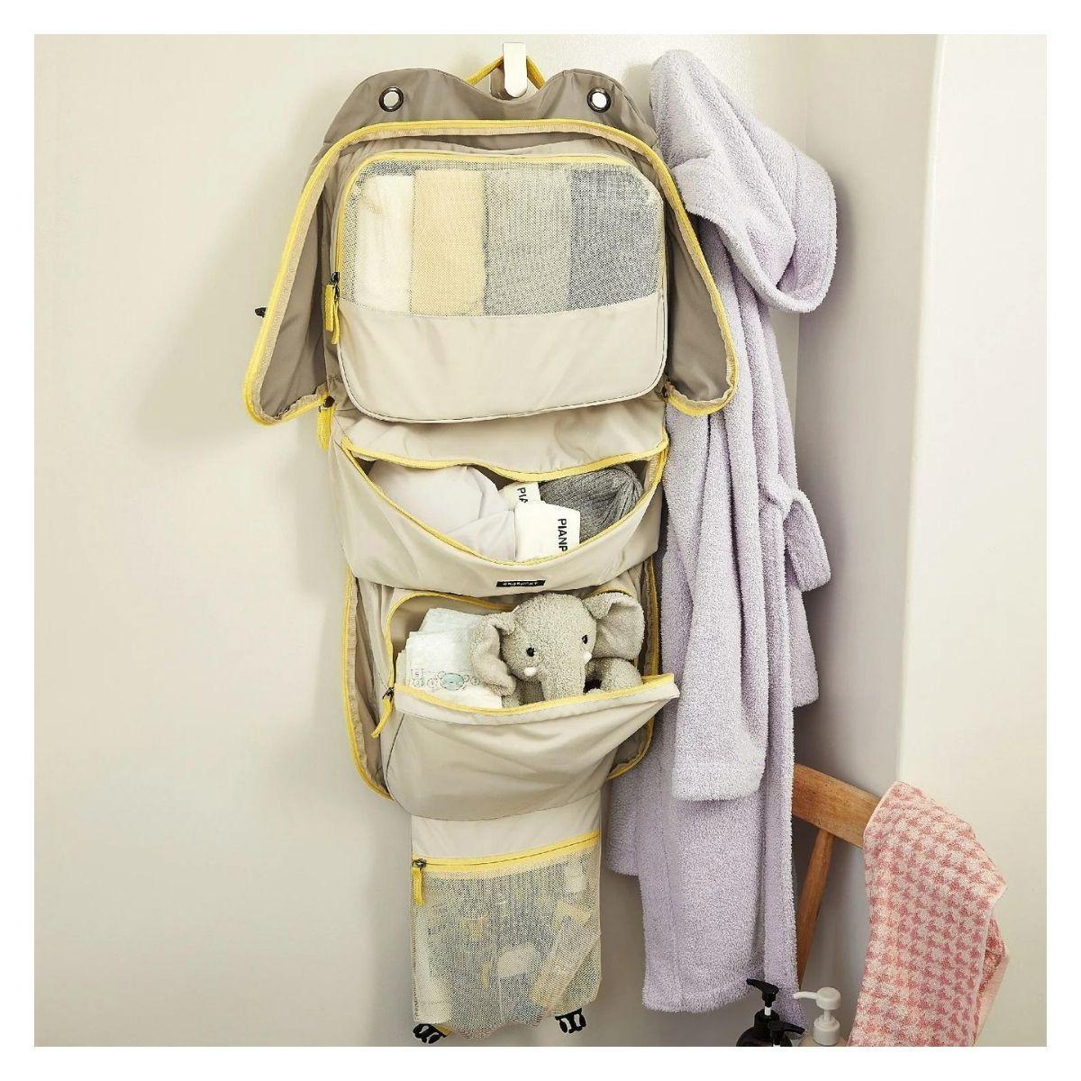 Bagsmart Bolso Organizador de Equipaje TravelEase Closet Portátil - Gris-6