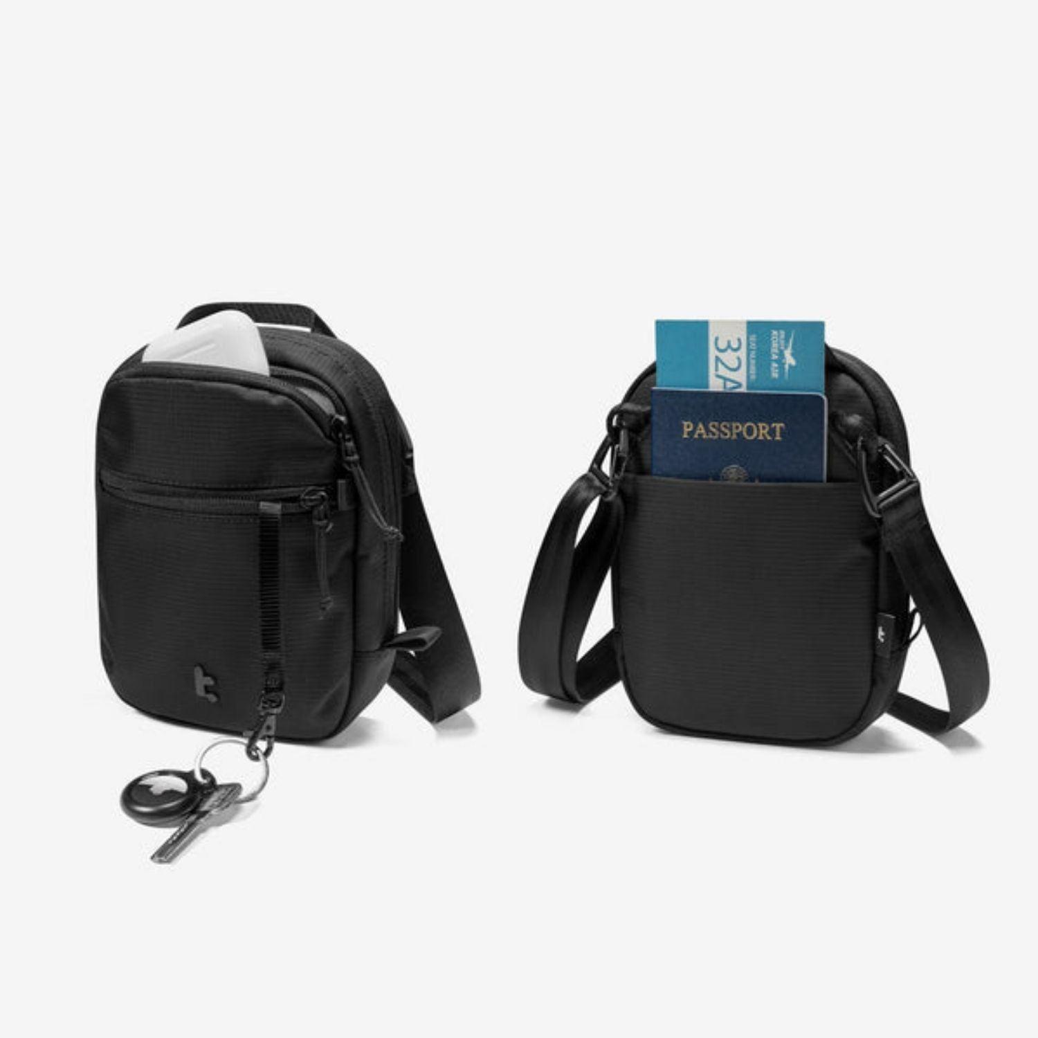 Tomtoc Bolso Bandolera de Viaje Aviator-T37 RFID Negro-4
