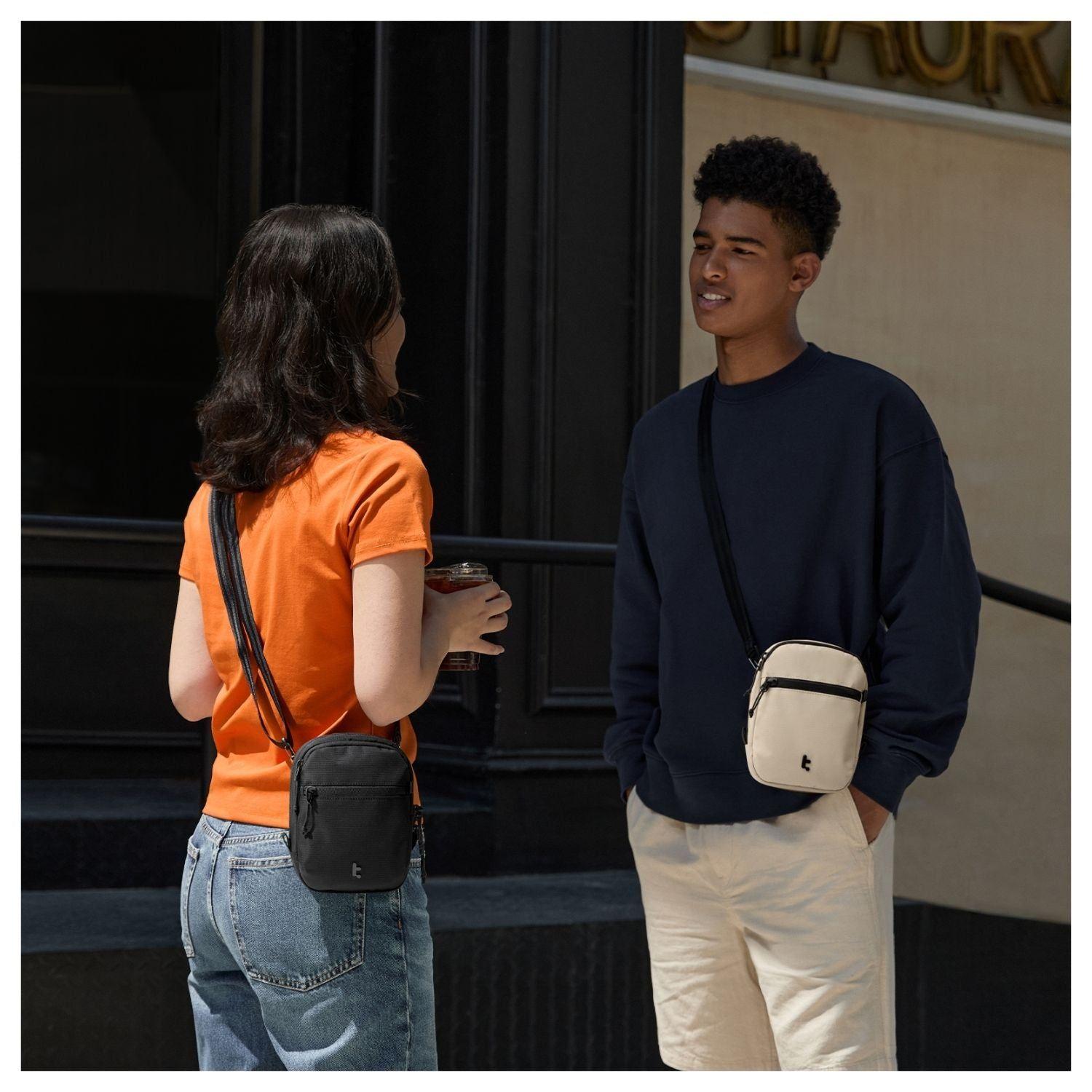 Tomtoc Bolso Bandolera de Viaje Aviator-T37 RFID Negro-9