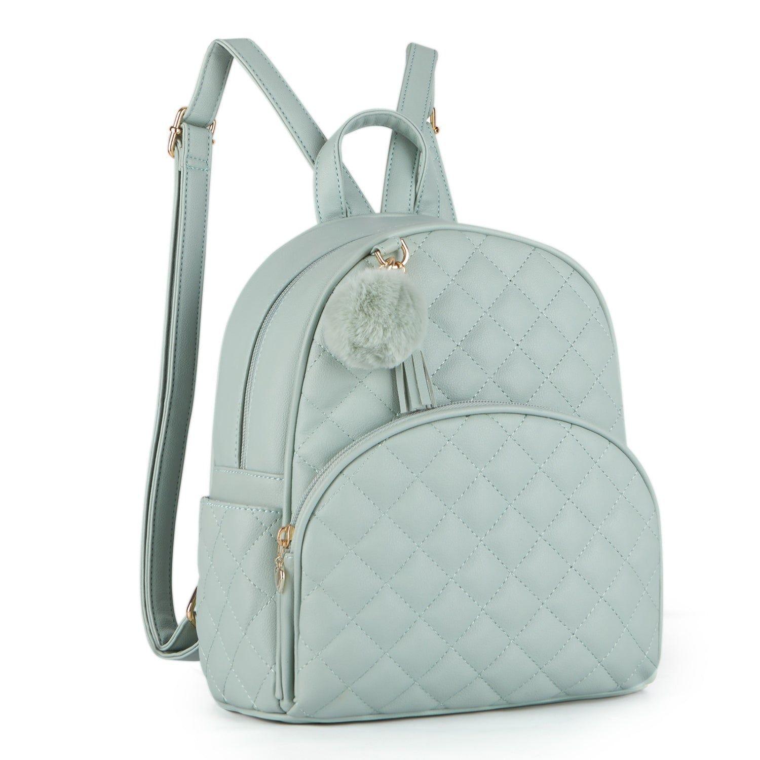 Ecosusi Mini Mochila Juvenil Acolchada para 9,7" Verde-6