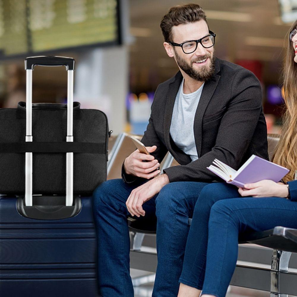 BAGSMART Maletín notebook 15.6” - Negro-7