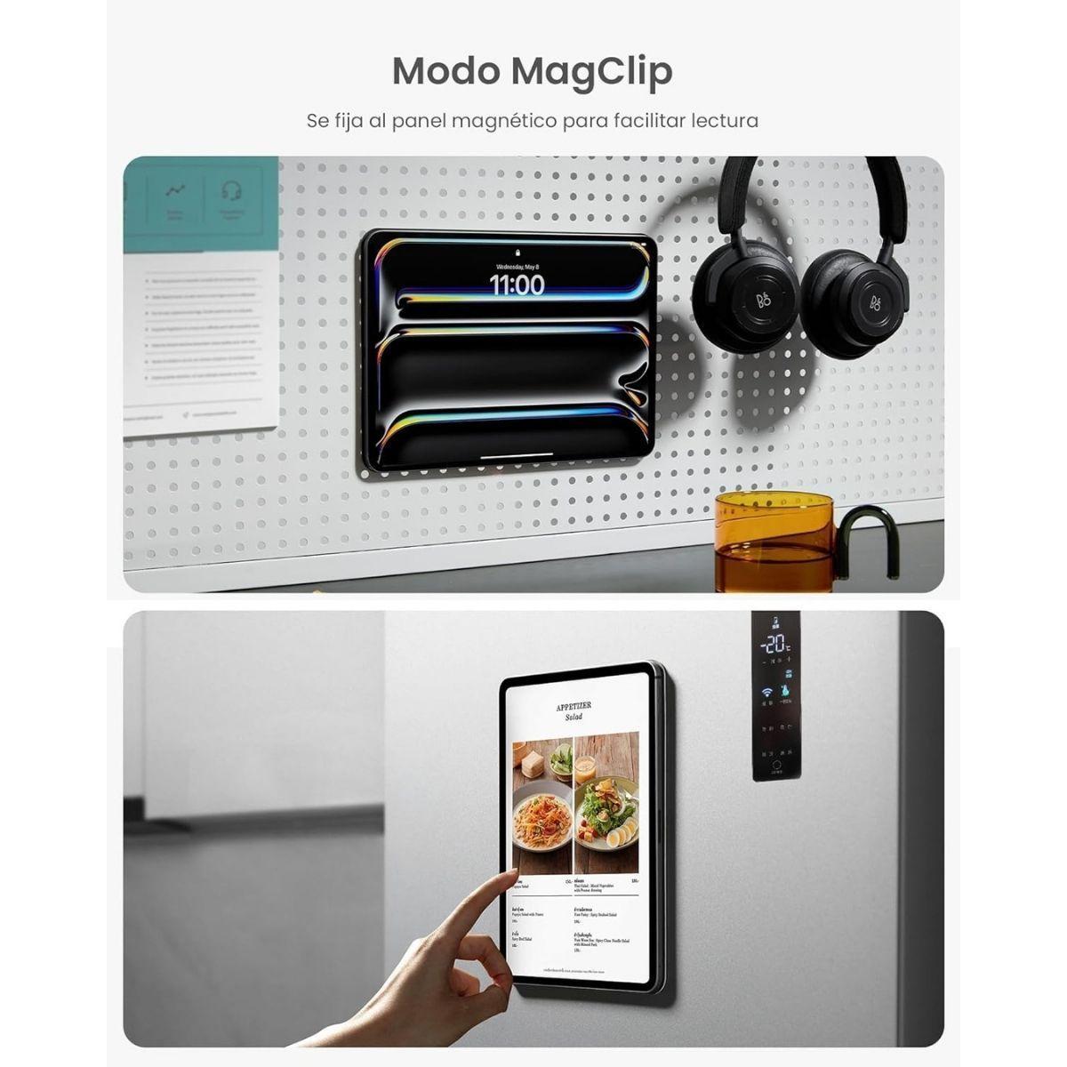 Tomtoc Funda Inspire-B52 4 modos de uso para iPad Pro 11" - Negro-6