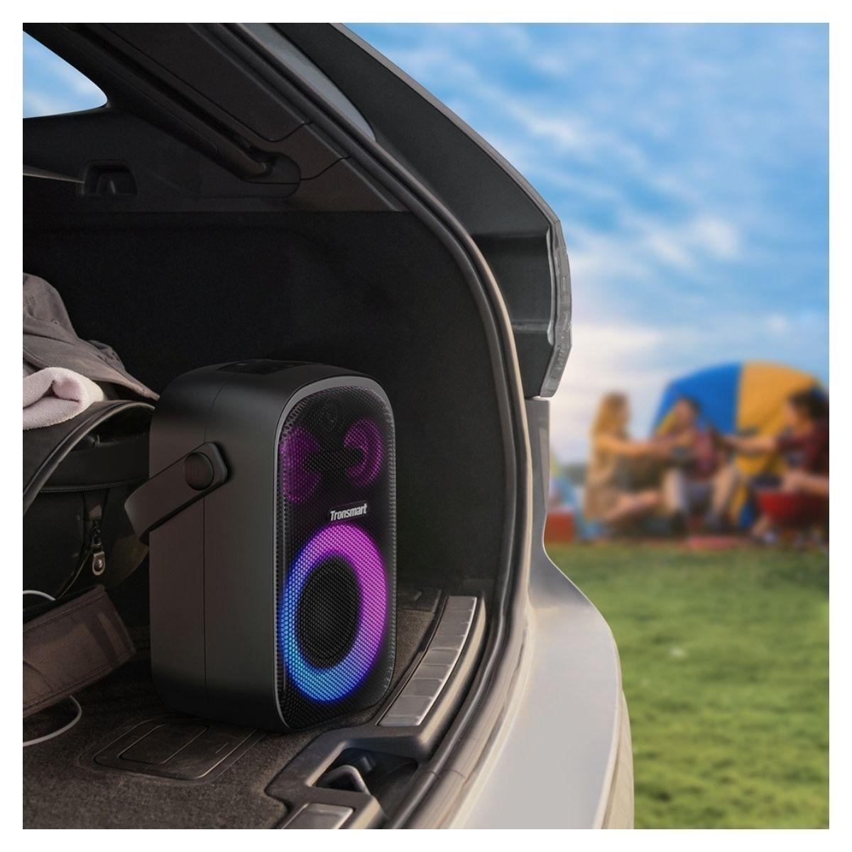 Tronsmart Parlante Portátil para Fiestas Halo 100 con Iluminación Negro-3