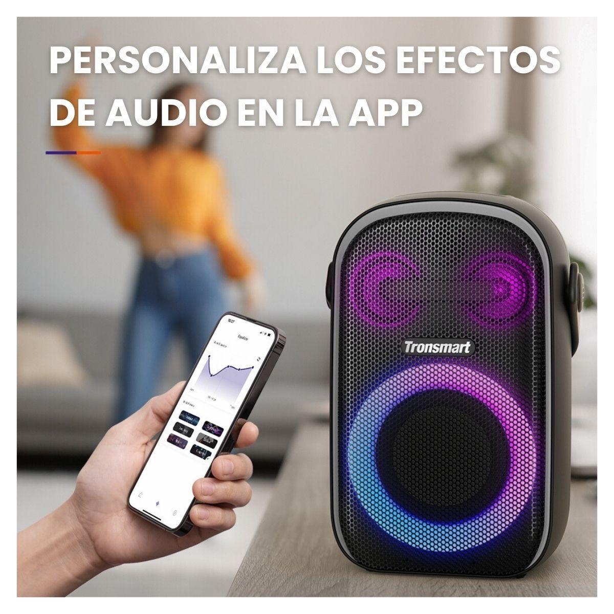 Tronsmart Parlante Portátil para Fiestas Halo 100 con Iluminación Negro-6