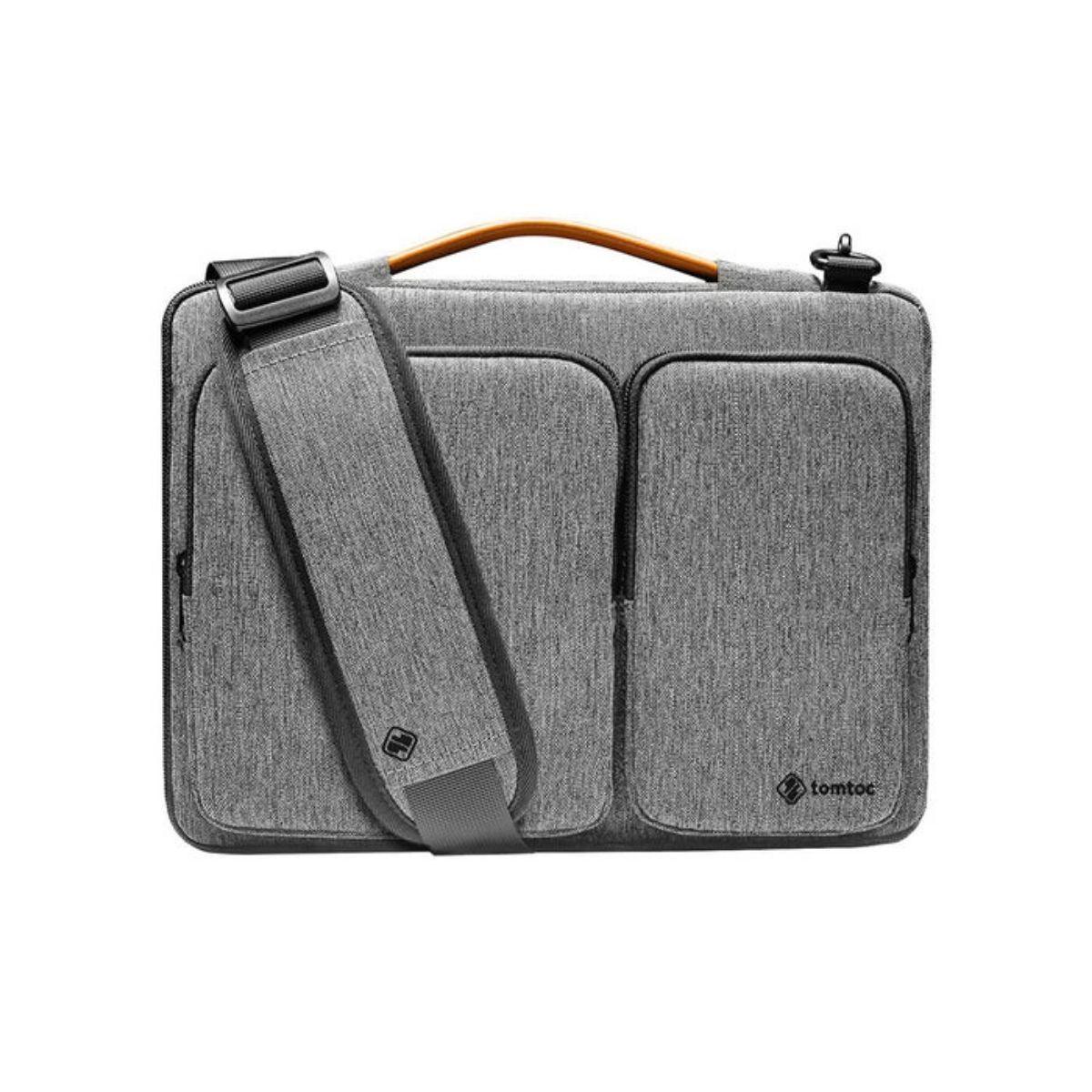Tomtoc Maletín Defender-A42 MacBook Air 13" M3/M2/M1 Gris-0