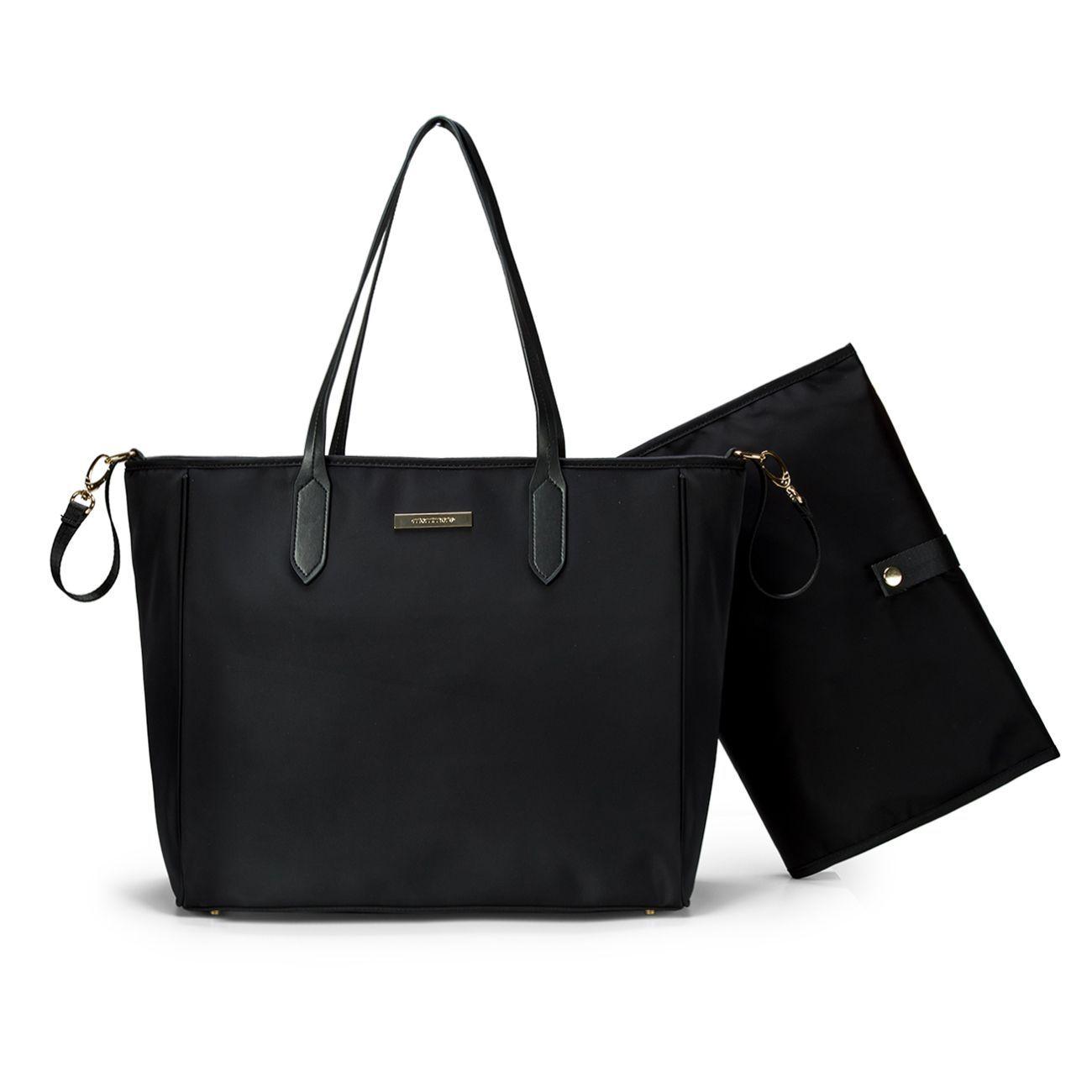 Bolso grande para pañales TOTY - negro-0