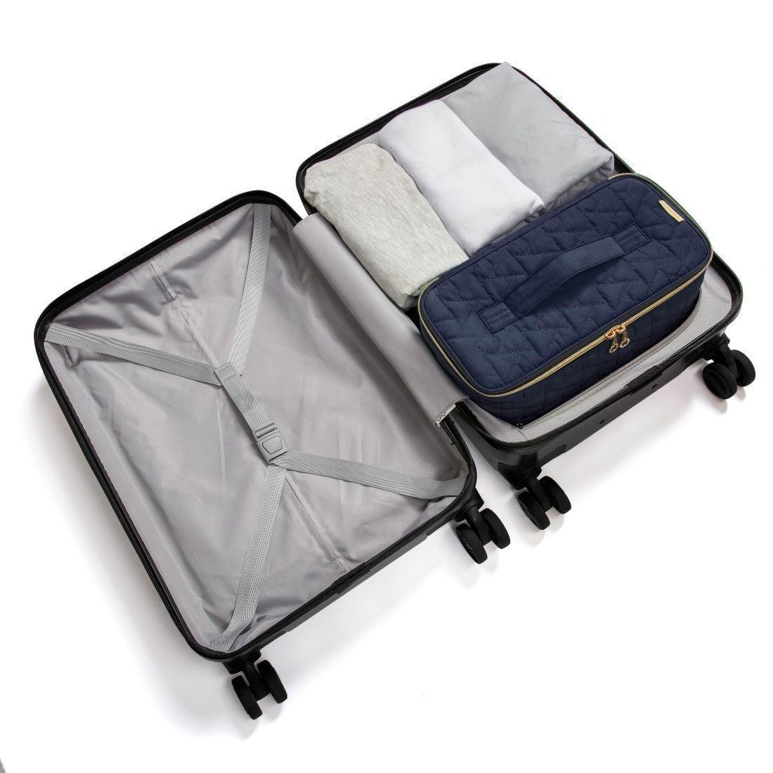 BAGSMART Estuche de Maquillaje Aurora para viajar- Azul oscuro-3