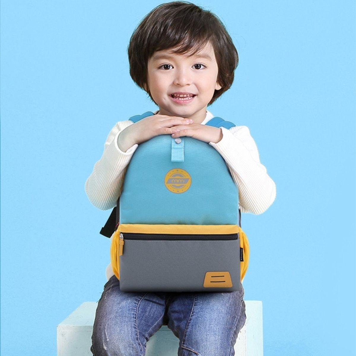 Mommore - Mochilas grandes para niños - Azul claro-3