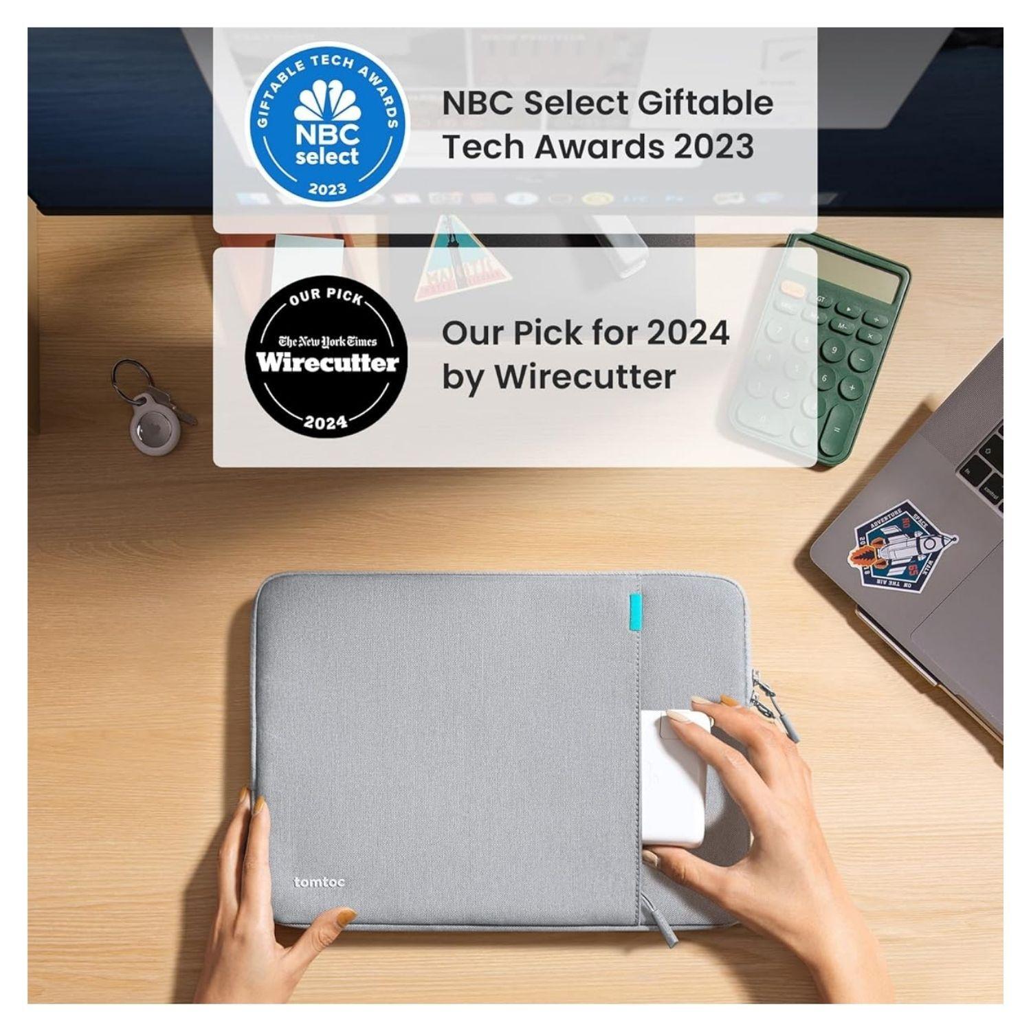 Tomtoc Funda Defender-A13 para MacBook Pro 16" - Gris Oscuro-7