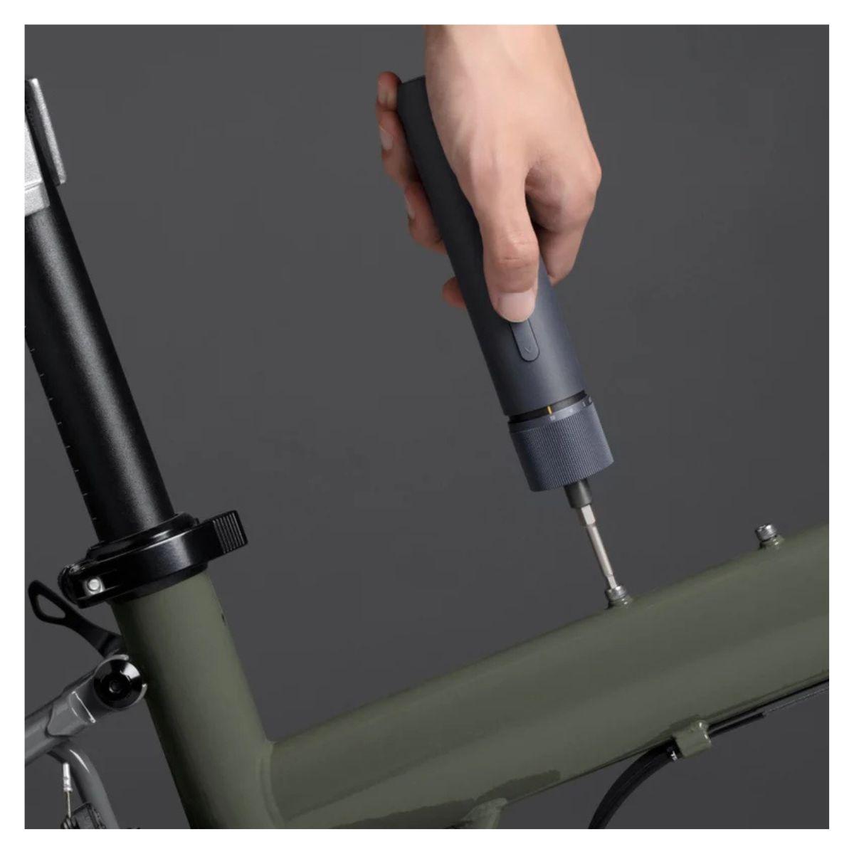 HOTO Destornillador Eléctrico Kit Recargable 3.6V Gris-3
