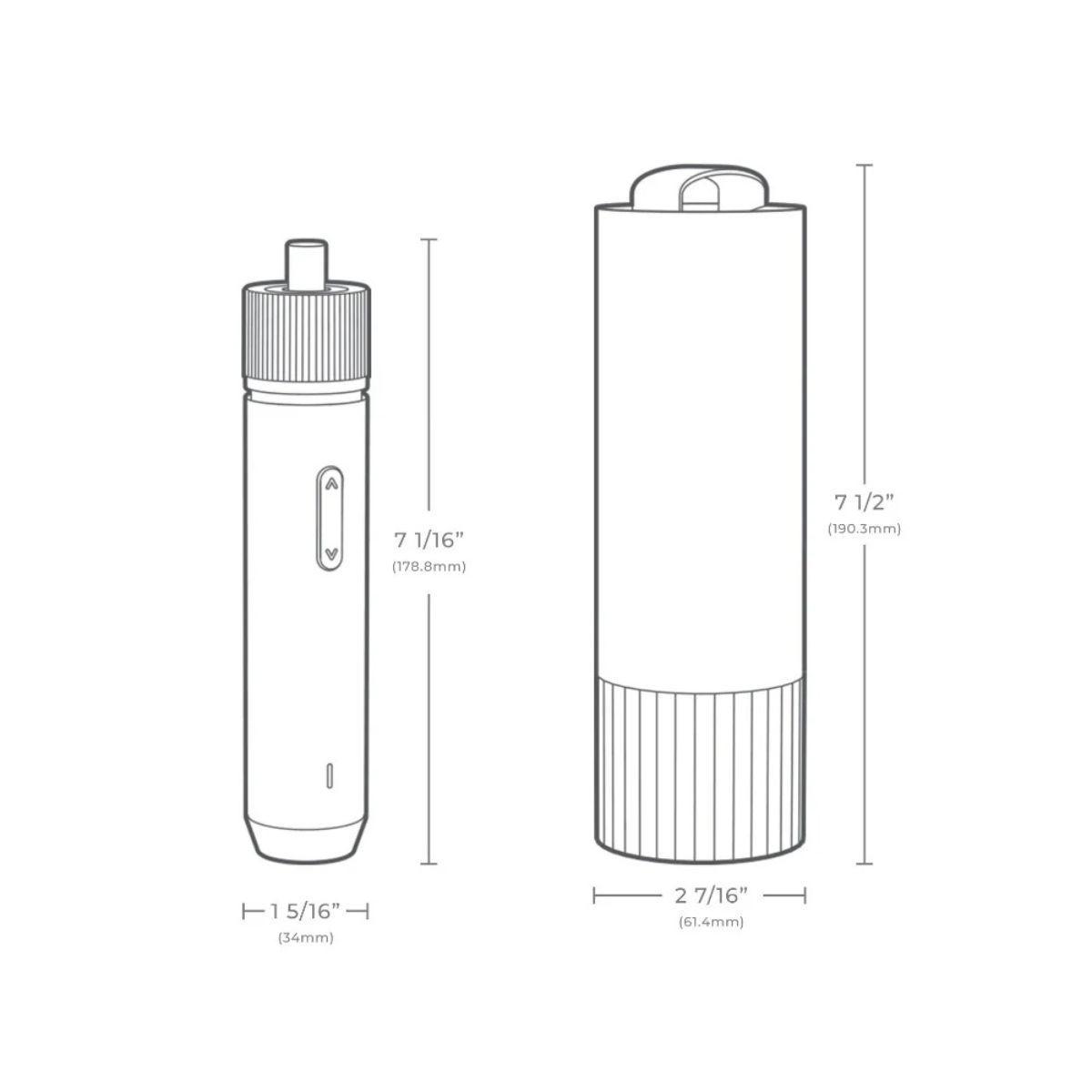 HOTO Destornillador Eléctrico Kit Recargable 3.6V Gris-5